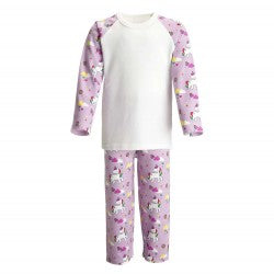 Cotton girls pjs (set design, just add age and name)