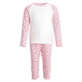 Cotton girls pjs (set design, just add age and name)