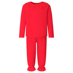 Cotton girls pjs (set design, just add age and name)