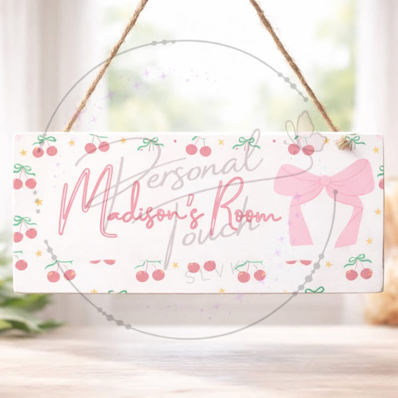 Bedroom signs