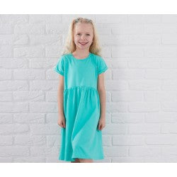 Cotton short sleeve dress