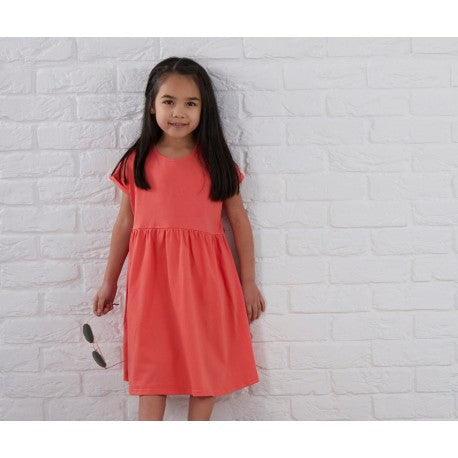 Cotton short sleeve dress