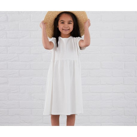 Cotton short sleeve dress