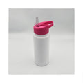 Pull up straw kids bottle