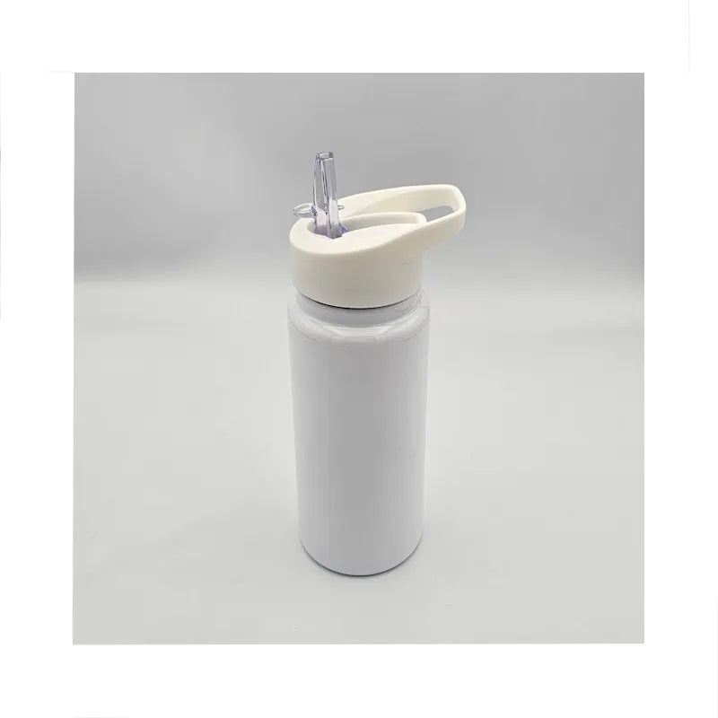 Pull up straw kids bottle