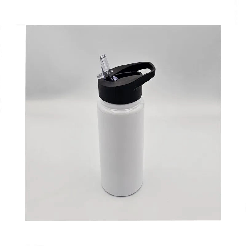 Pull up straw kids bottle