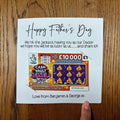 Father’s Day scratchcards backing