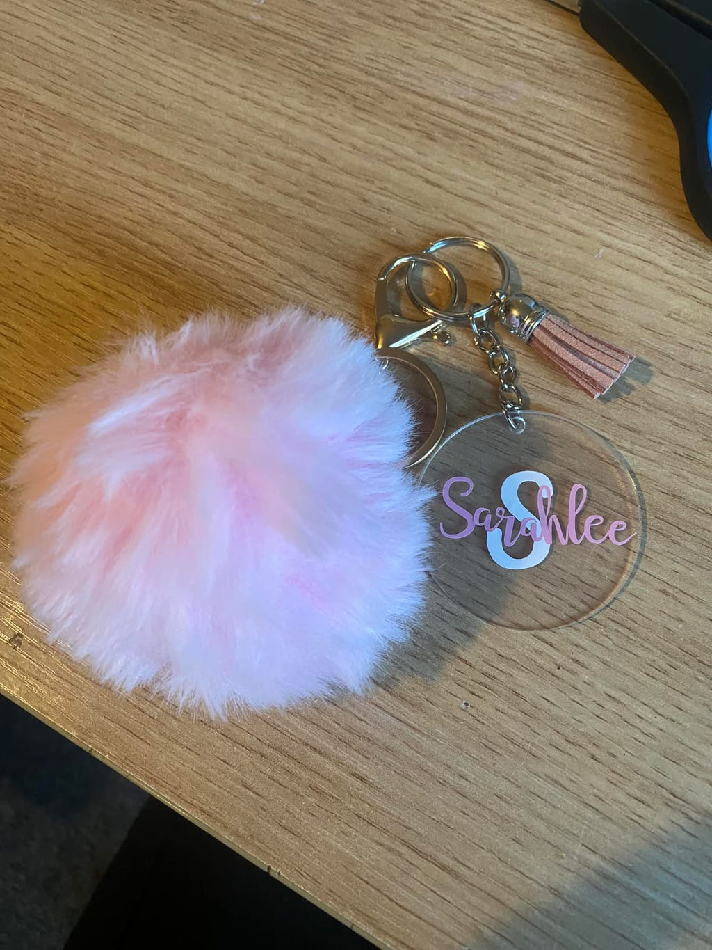 Pom Pom Keyring