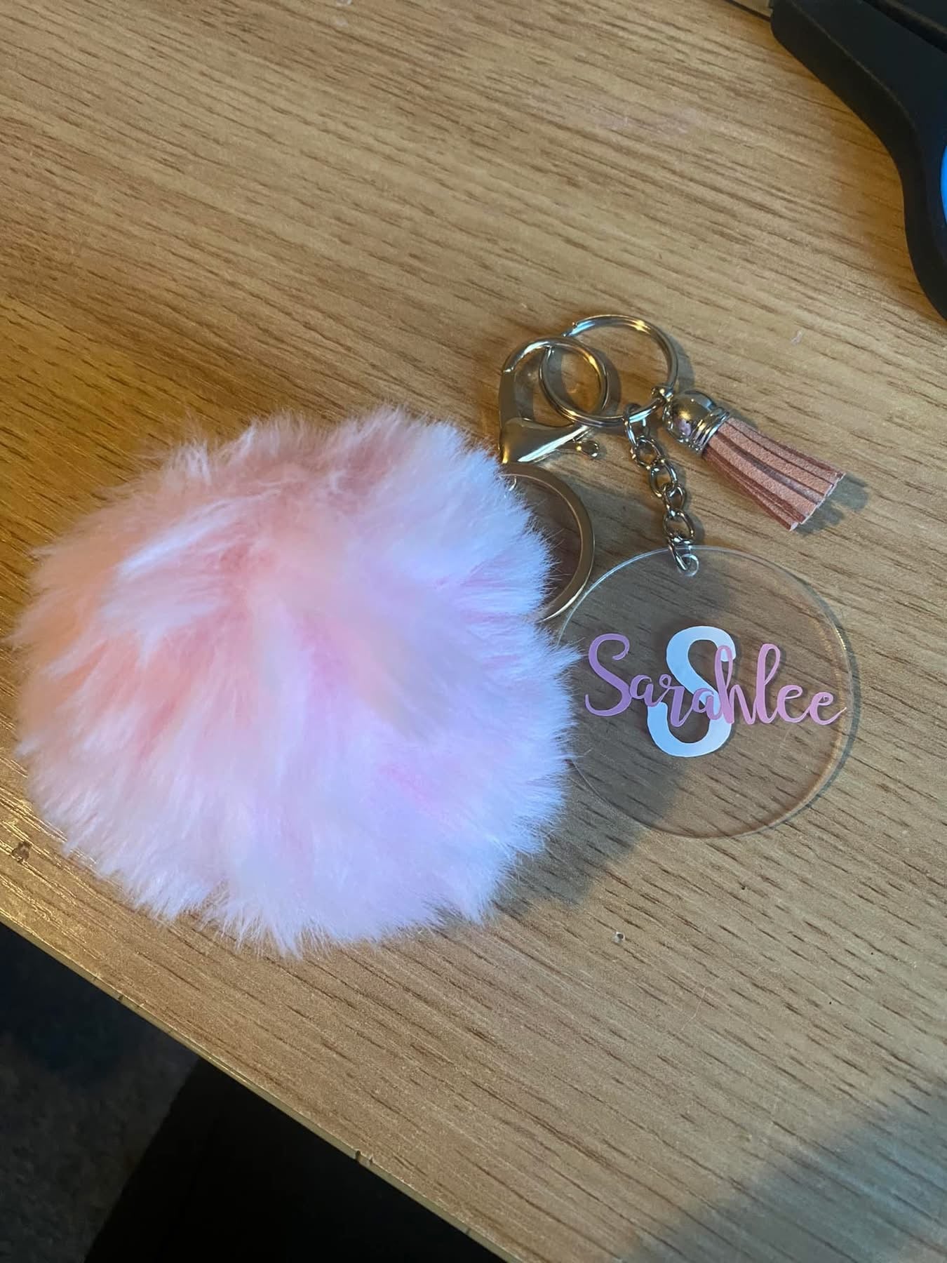 Pom Pom Keyring