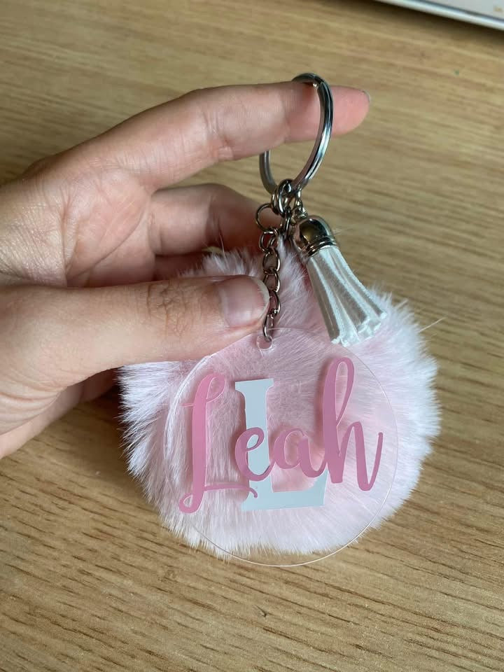 Pom Pom Keyring