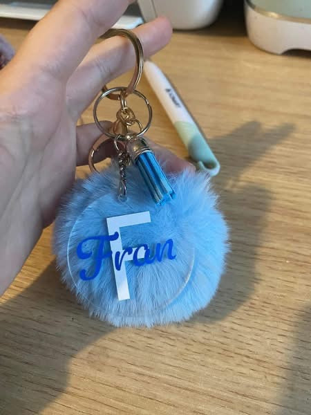 Pom Pom Keyring