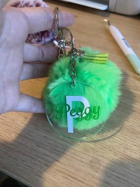 Pom Pom Keyring