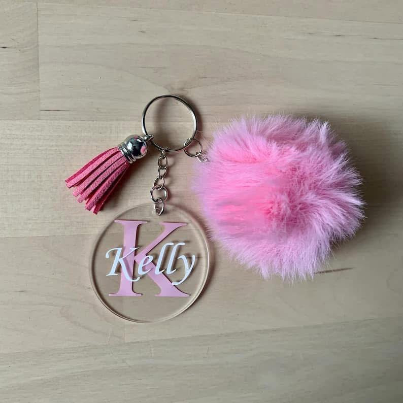 Pom Pom Keyring